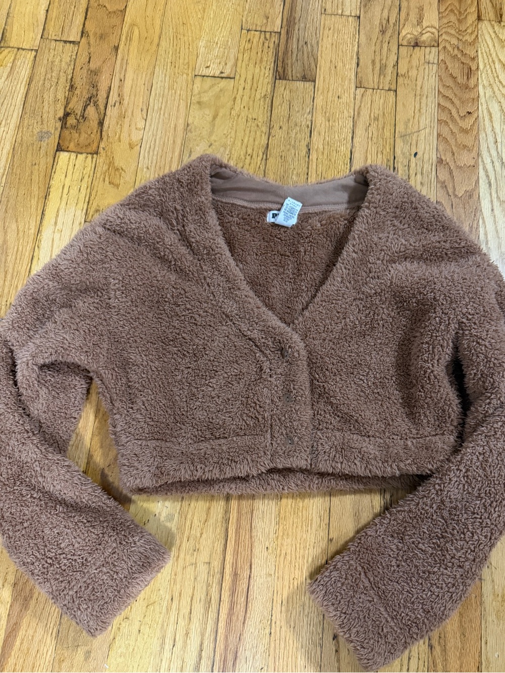 Pink by Victoria Secret Teddy Plush Cardigan